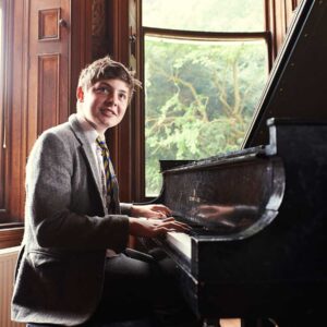 child playing piano